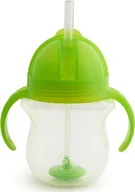 Kubki dla dzieci - Munchkin Kubek ze słomką 207ml zielony - miniaturka - grafika 1