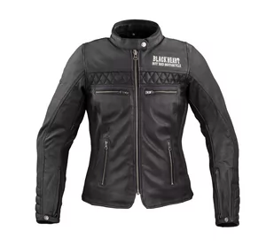 W-TEC Black Heart Damska skórzana kurtka motocyklowa W-TEC Black Heart Raptura, Czarny, XL 22887-XL - Odzież motocyklowa - miniaturka - grafika 1