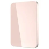 Powerbanki - Powerbank FIXED MagZen 5 Crystal 5000 mAh 20W Qi2 Różowy - miniaturka - grafika 1