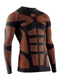 X-Bionic Koszulka regeneracyjna w kolorze czarno-jasnobrązowym - Koszulki sportowe męskie - miniaturka - grafika 1