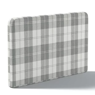 Dekoria pl pl Pokrowiec na podłokietnik Söderhamn krata szaro-biała 82 x 6 x 53 cm Edinburgh 1010-115-79 - Pokrowce na meble - miniaturka - grafika 1