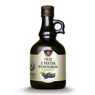 Oleofarm Olej z pestek winogron Oleje Świata 500ml OKAZJA - Olej spożywczy - miniaturka - grafika 1