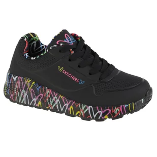 Buty sportowe Sneakersy dziewczęce, Skechers Uno Lite - Buty trekkingowe damskie - miniaturka - grafika 1