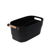 Pudła i pojemniki do przechowywania - Koszyk Tonga 13 l czarny - miniaturka - grafika 1