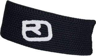 Opaska na głowę Ortovox Rock'N'Wool Headband - black raven - Ozdoby do włosów - miniaturka - grafika 1
