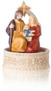 Ikony i obrazy sakralne - Szopka bożonarodzeniowa - Święta Rodzina - 17 cm - pozytywka - Ceramico - miniaturka - grafika 1