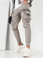 Spodnie męskie - Spodnie męskie bojówki szare Dstreet UX4156-L - miniaturka - grafika 1