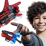 Stroje karnawałowe - Rękawica Spider-Man Spiderman Wyrzutnia Strzałek Strzałki Zabawka Kostium - miniaturka - grafika 1