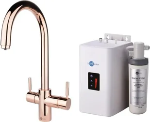 Zestaw INSINKERATOR HOT Bateria H3W1J różowe złoto + zbiornik i filtr 45097AT CZ - Baterie kuchenne - miniaturka - grafika 1