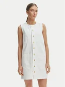 Sukienki - Tommy Hilfiger Sukienka codzienna WW0WW48584 Biały Regular Fit - miniaturka - grafika 1