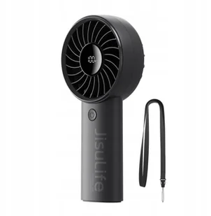 Mini wentylator Jisulife Handheld Fan Life4 5000mAh przenośny wiatraczek USB - czarny - Gadżety USB - miniaturka - grafika 1