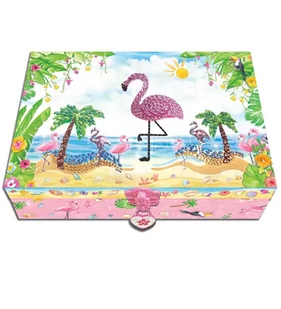 Szkatułka z akcesoriami Flaming, naklejki 176FM - Dekoratorstwo - miniaturka - grafika 1