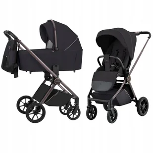 Wózek dla dziecka CARRELLO Ultra CRL-6525 2w1 Night Black - Wózki dziecięce - miniaturka - grafika 1