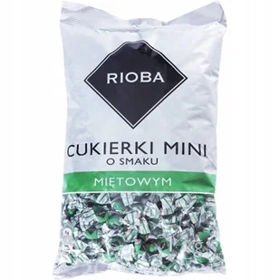 Cukierki Rioba mini miętowe 1 kg małe cukiereczki landrynki pakowane - Cukierki - miniaturka - grafika 1