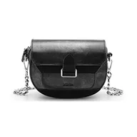 Torebki damskie - Kate Lee Mely Black Silver Bag, Kobiety, Czarny Srebrny - miniaturka - grafika 1