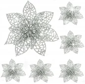 Ozdoby bożonarodzeniowe - Gwiazda Betlejemska Na Choinkę Kwiaty 6Szt [31Mh] - miniaturka - grafika 1