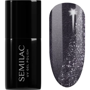 Semilac Lakier Hybrydowy 399 Dark & Spark 7 ml - Lakiery hybrydowe - miniaturka - grafika 1