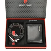 Paski - Oryginalny Męski zestaw pasek i portfel skórzany - miniaturka - grafika 1