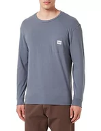 Koszulki męskie - Lee Koszulka męska Ls Ww Pocket Tee, szary, L - miniaturka - grafika 1