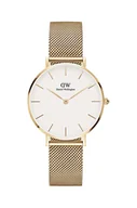 Zegarki damskie - Daniel Wellington zegarek Petite 32 Evergold damski kolor złoty - miniaturka - grafika 1