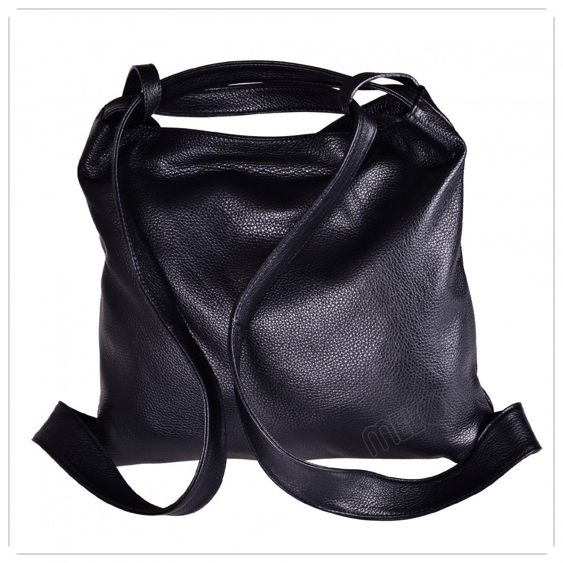 Torebko plecak duża czarna XL