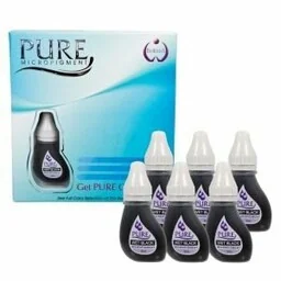 Pigment do makijażu permanentnego Biotouch Pure Wet Black 3mlx6 - Pozostałe akcesoria kosmetyczne - miniaturka - grafika 1