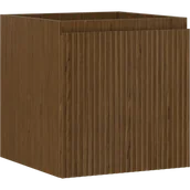 Szafki łazienkowe - Mexen Rivel szafka łazienkowa podumywalkowa 45 cm, 1 szuflada, ryflowana , orzech - 91A20-04547-1-BF86 - miniaturka - grafika 1