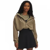 Kurtki damskie - Damska kurtka przejściowa Under Armour UA Unstoppable Woven HD Jkt - brązowa - miniaturka - grafika 1