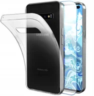 Etui i futerały do telefonów - Etui Do Samsung Galaxy S10 Przezroczyste, Silikonowe, Ochronne Szkło 9H - miniaturka - grafika 1