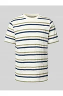 Koszulki męskie - T-shirt z prążkowanym, okrągłym dekoltem model JAMAS - Blend - miniaturka - grafika 1