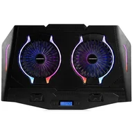 Podkładki chłodzące pod laptopa - MODECOM PODSTAWKA CHŁODZĄCA CF21 RGB SILENT - miniaturka - grafika 1