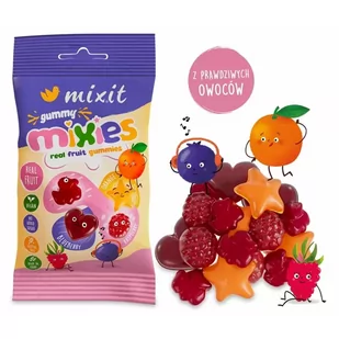 Mixies naturalne żelki owocowe, 35g -  Mixit - Żelki - miniaturka - grafika 1