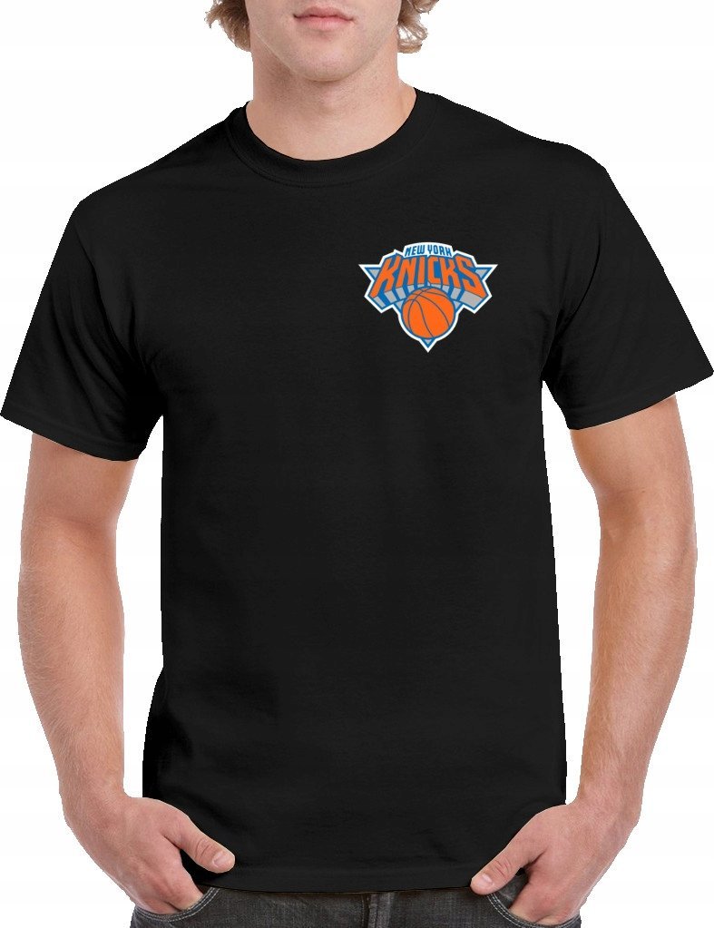 P00482 Męska Koszulka New York Knicks NBA Koszykówka Prezent Czarna Xxl