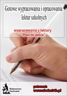 E-booki - lektury - Wypracowania - Julian Ursyn Niemcewicz. Powrót posła - miniaturka - grafika 1