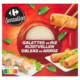Carrefour Sensation Papier ryżowy 100 g (10 sztuk) - Kuchnie świata - miniaturka - grafika 1
