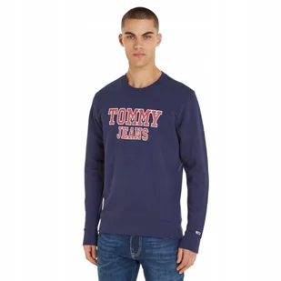 TOMMY HILFIGER BLUZA MĘSKA GRAPHIC GRANATOWA r.M - Bluzy męskie - miniaturka - grafika 1