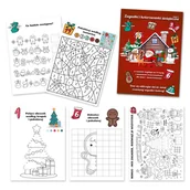 Kalendarze - 5x Kalendarz Adwentowy zadania i kolorowanki zagadki świąteczne edycja 2 - miniaturka - grafika 1