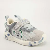 Buty dla dziewczynek - APAWWA Q926 niemowlęce buciki sportowe grey - miniaturka - grafika 1