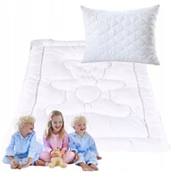 Kołdry i poduszki dla dzieci - KOŁDRA I PODUSZKA DLA DZIECKA 120x160 50x60 ZESTAW ANTYALERGICZNA MEDYCZNA - miniaturka - grafika 1