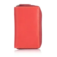 Portfele - Kolorowy portfel damski na zamek Visconti RB-98 z RFID - czerwony - miniaturka - grafika 1