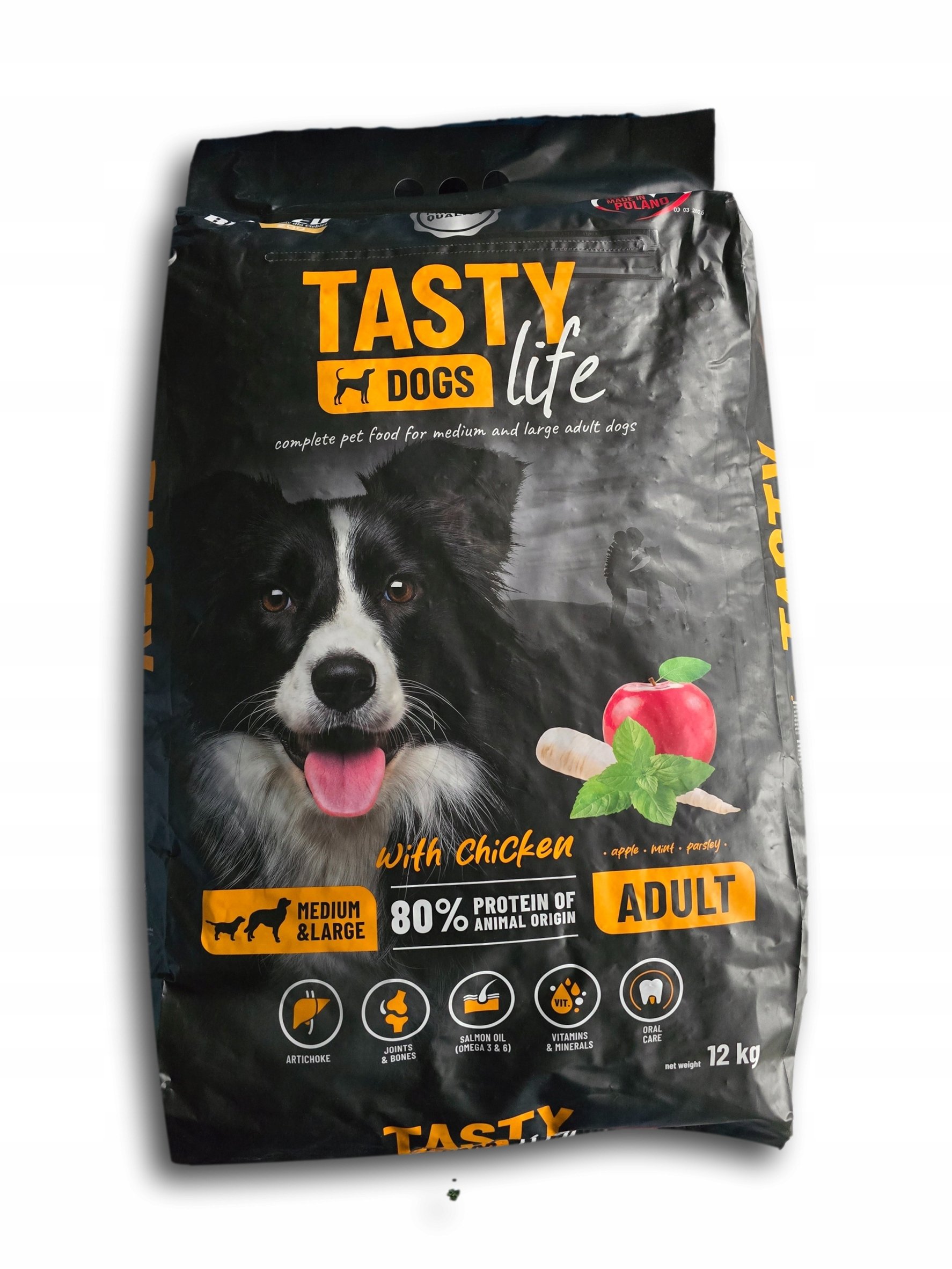 BIOFEED TASTY DOGS LIFE ADULT Z KURCZAKIEM 12KG