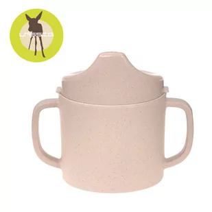 Lassig Kubeczek dla dzieci Uni powder pink - Kubki dla dzieci - miniaturka - grafika 1