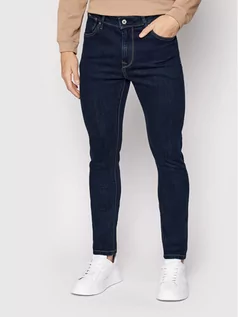 Spodnie męskie - Pepe Jeans Jeansy Mason PM206324 Granatowy Skinny Fit - grafika 1