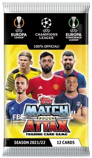 Champions League UEFA Match Attax Saszetki z Kartami - Czasopisma - miniaturka - grafika 1