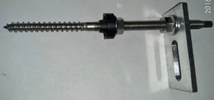 Zestaw montażowy na 4 panele w pionie grubość 35mm na dach skośny pokryty blachodachówką - Akcesoria do kolektorów i fotowoltaiki - miniaturka - grafika 1