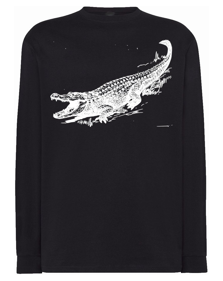 Longsleeve męski nadruk ZWIERZĘ ALIGATOR r.4XL