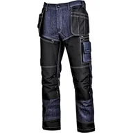Odzież robocza - LAHTI PRO Spodnie Jeansowe Niebieskie Wzm 2XL L4051805 25439 - miniaturka - grafika 1