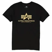 Odzież taktyczna i umundurowanie - Alpha Industries Basic T Carbon 100501CB 365 - Czarna/Złota - miniaturka - grafika 1