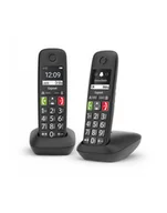 Telefony stacjonarne - Gigaset E290 Duo black L36852-H2901-B101 - miniaturka - grafika 1