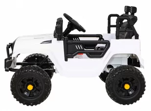 Autko Jeep Dark Night na akumulator dla dzieci Biały + Wolny Start + EVA + Audio LED - Samochody i pojazdy dla dzieci - miniaturka - grafika 3